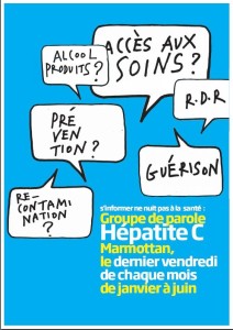 Affiche Groupe de Parole hépatite